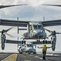 USS MAKIN ISLAND FLIGHT OPS