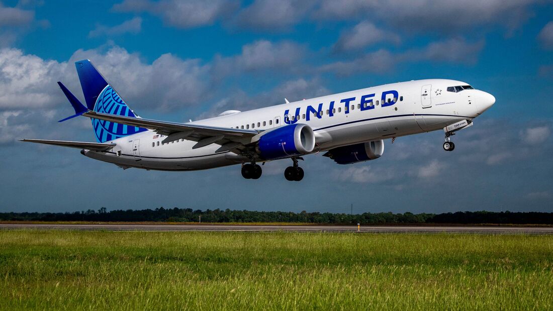 United testet mit der Boeing 737 MAX 8 den Betrieb mit 100 Prozent synthetischem Kraftstoff, der aus pflanzlichen Bestandteilen hergestellt wird.
