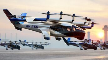 United und Archer planen Flugaxi-Dienste von der Innenstadt zum Flughafen Chicago.
