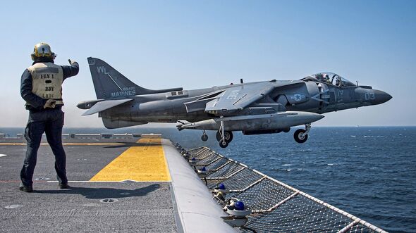 VMA 311 Harriers depart USS Bonhomme Richard (LHD 6)