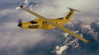 Vaerdion Microliner als ADAC-Ambulanzflugzeug.