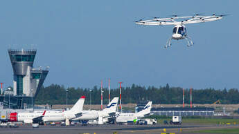 Volocopter 2X beim Flugtest in Helsinki am 29. August 2019