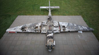 Wrack einer Ju 87 aus Finnland