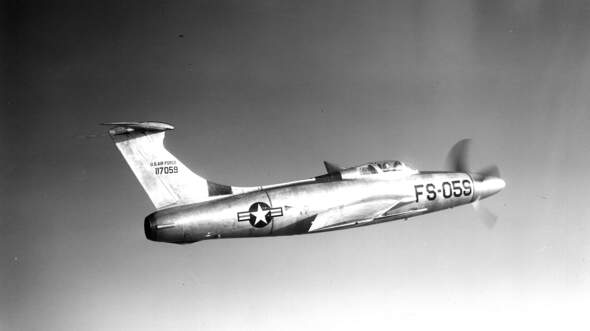 XF-84H Thunderscreech in der Luft