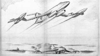 Zeichnung Martin XB-51 mit Matador