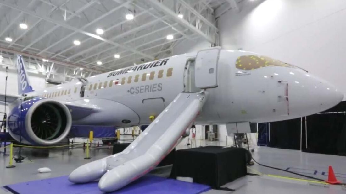 Bombardier CSeries mit positiven Ergebnissen