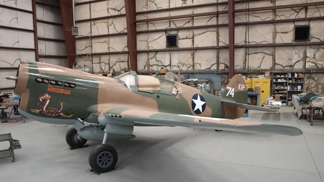 Messerschmitt und P-40 in Arizona