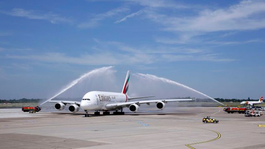 Emirates hat A380-Verkehr ab Düsseldorf aufgenommen