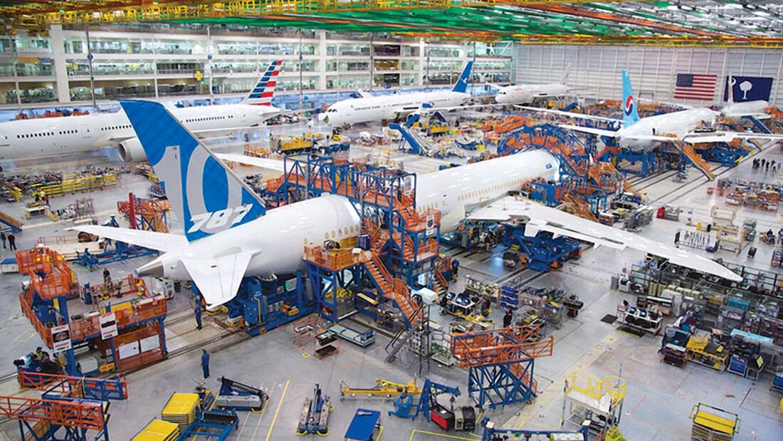 Boeing erwägt, eine der beiden 787-Endmontagen zu schließen