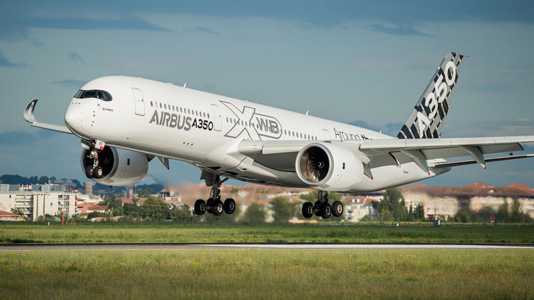 Airbus testet größere A350-Sharklets