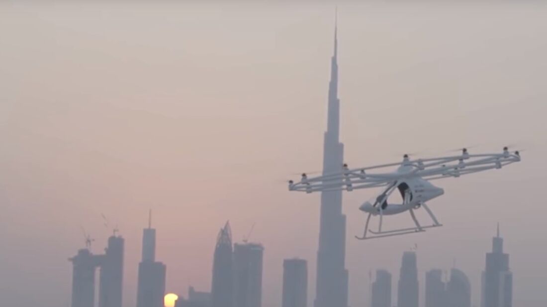 Volocopter fliegt erstmals in Dubai