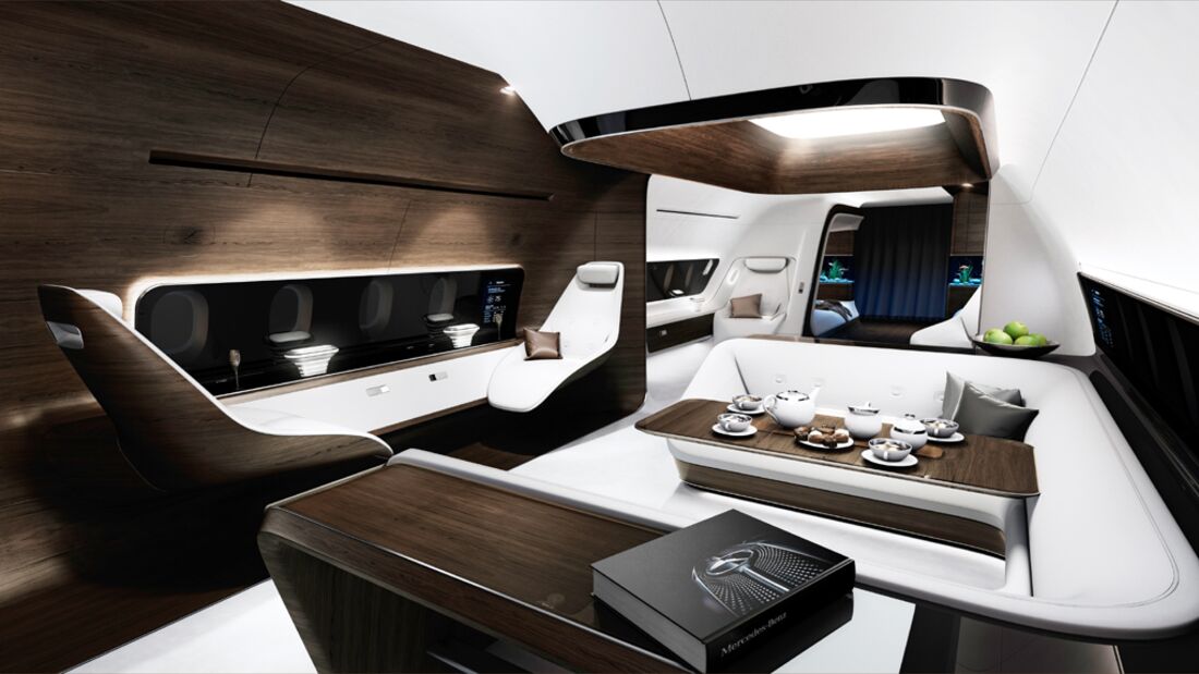 Mercedes-Benz Style und Lufthansa Technik entwickeln VIP-Kabine