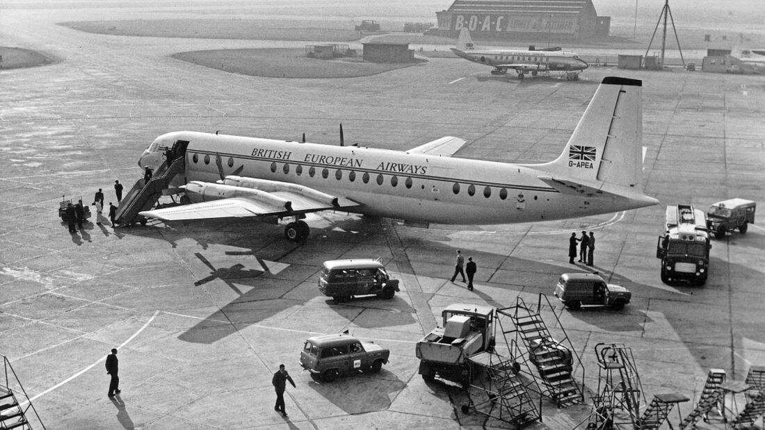 Vickers' größter Turboprop-Airliner