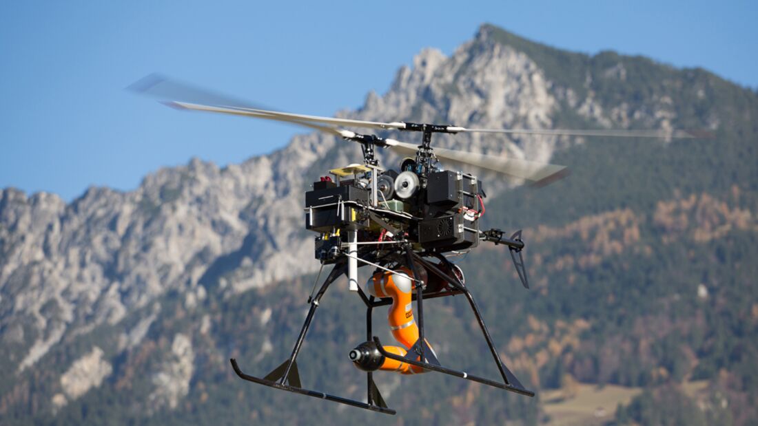 Autonomer Hubschrauber für die Wartung