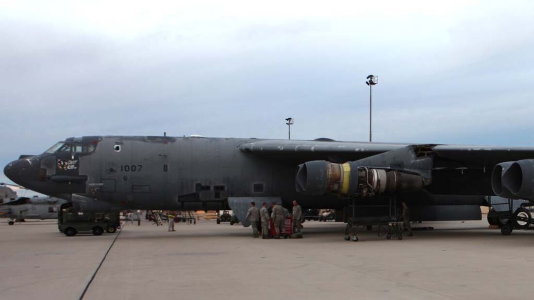 Boeing B-52H wird wieder flott gemacht