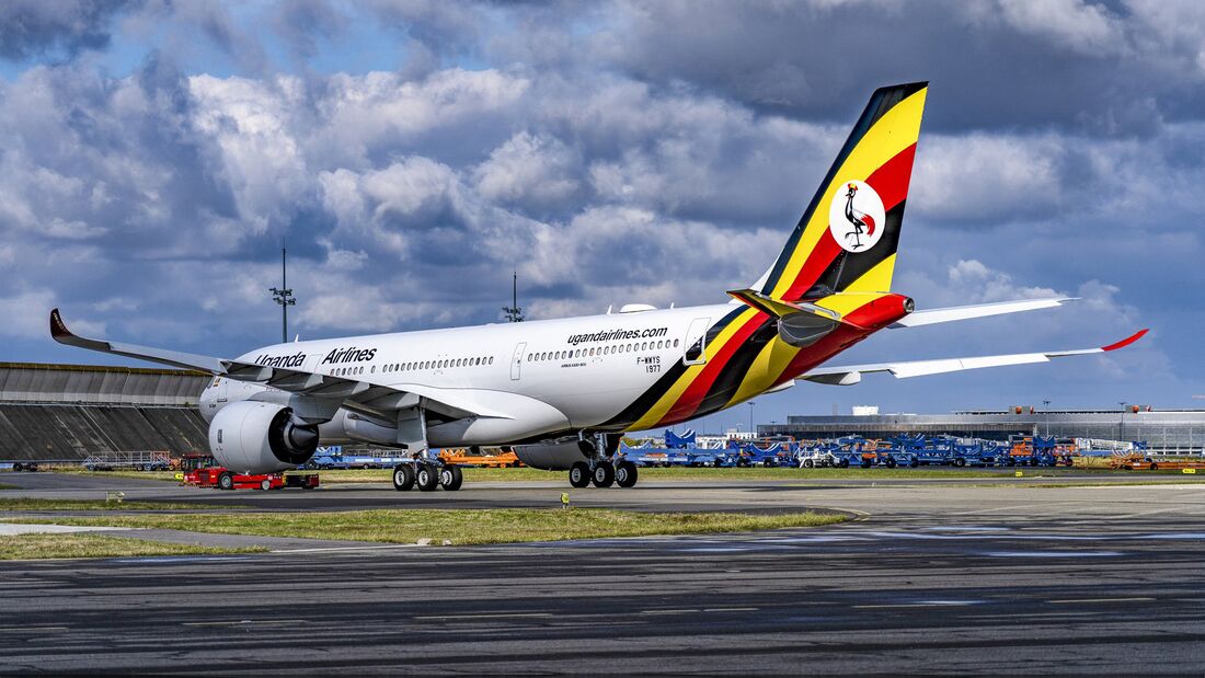 Airbus zeigt die erste A330-800 für Uganda Airlines