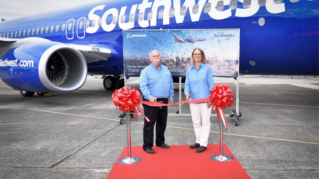 Southwest übernimmt ihre 737. Boeing 737