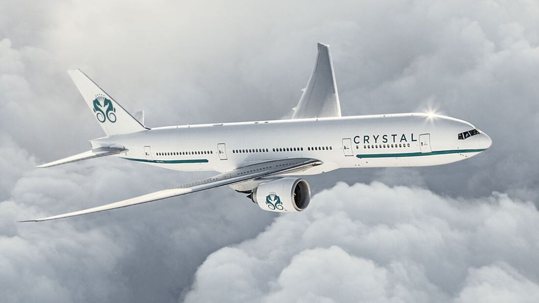Crystal AirCruises fliegt mit 777 um die Welt