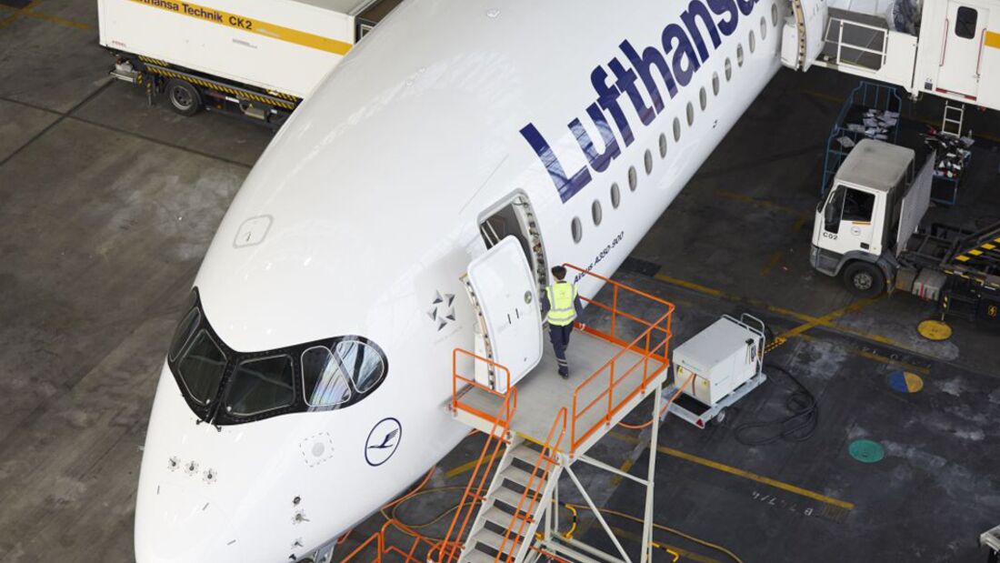 A350 von Lufthansa bereit zum Linienbetrieb
