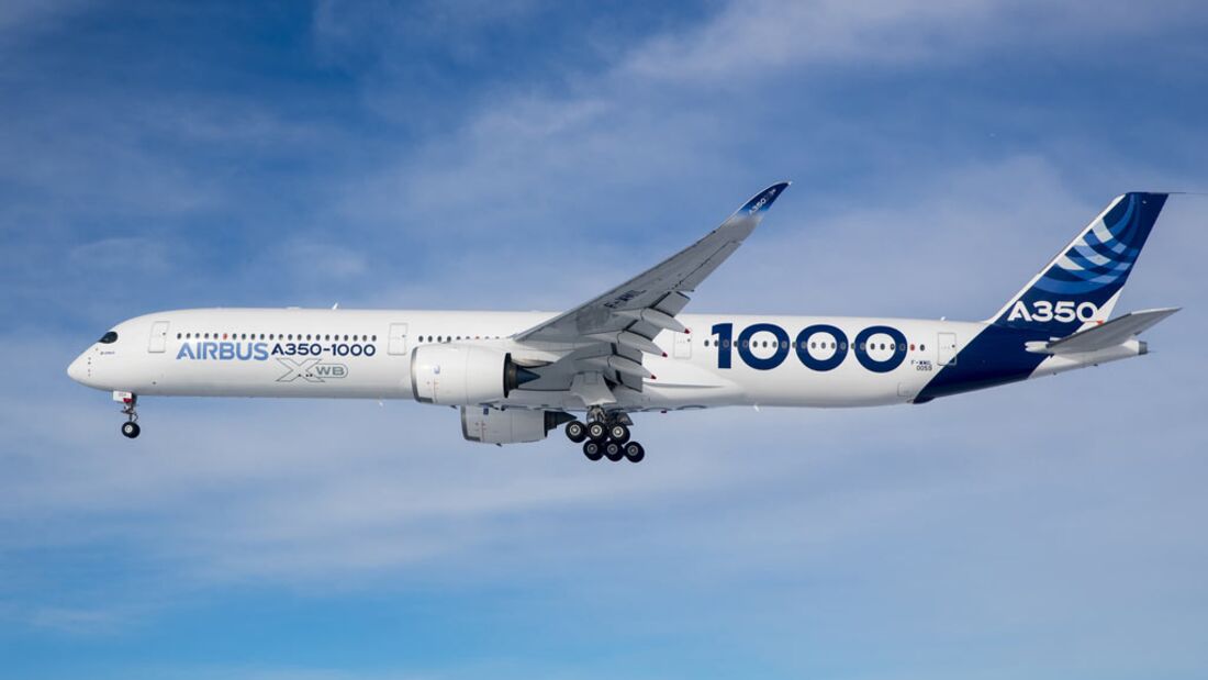 Airbus A350-1000 reist zu Kältetests nach Kanada