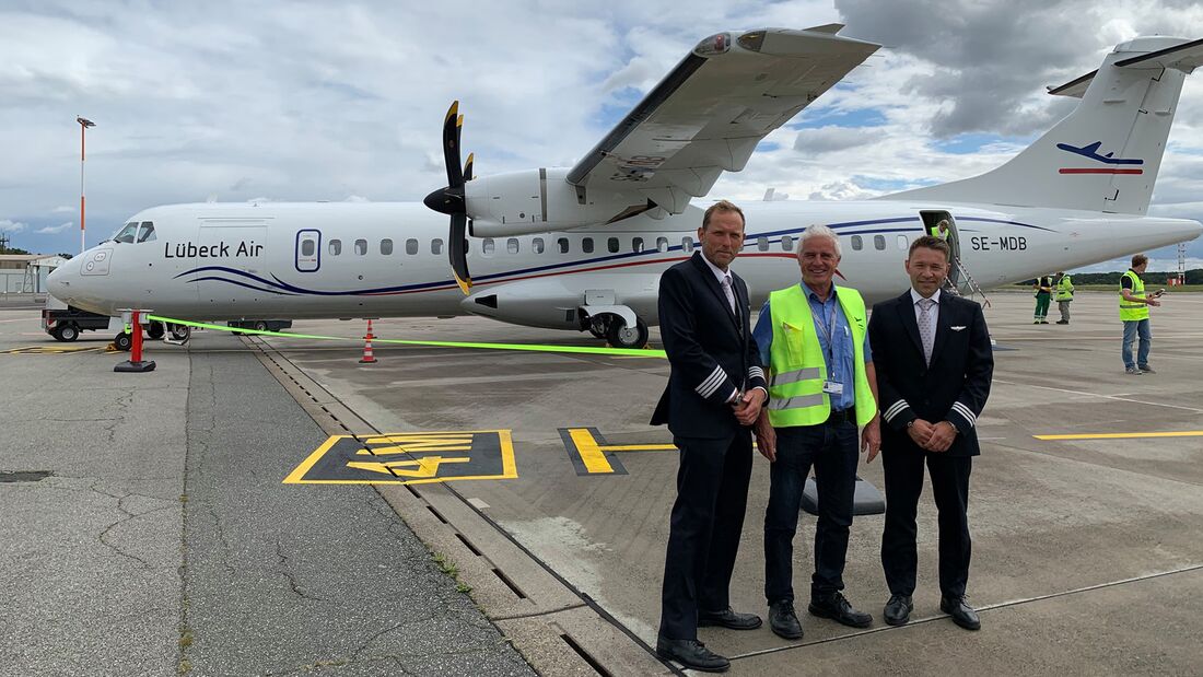 Lübeck Air nimmt ihre erste ATR 72 in Empfang