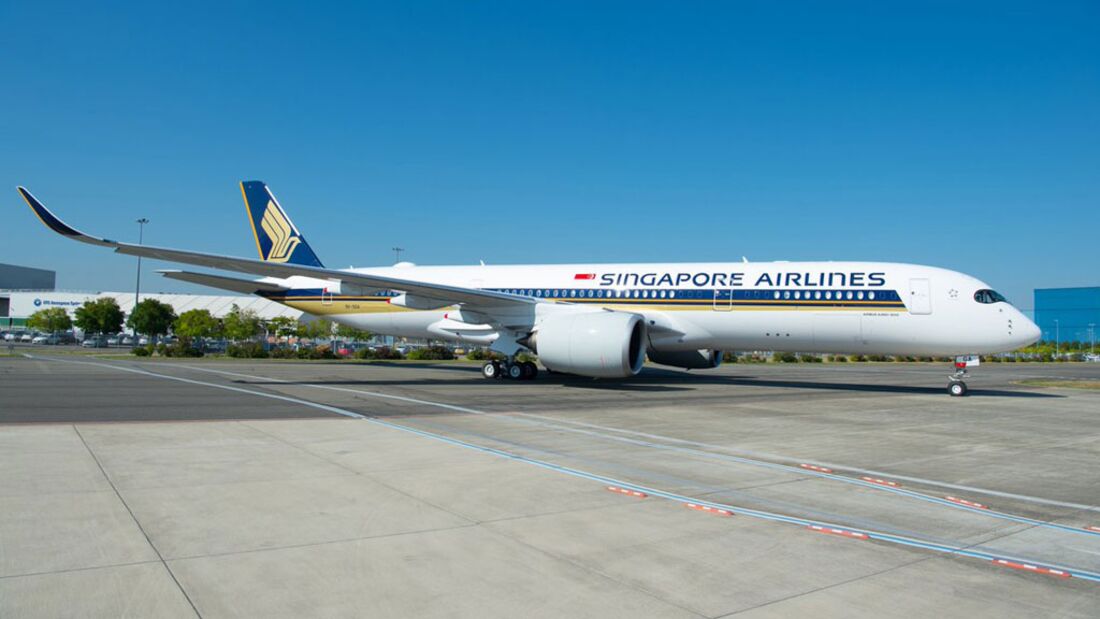 Erste A350 ULR an Singapore Airlines geliefert
