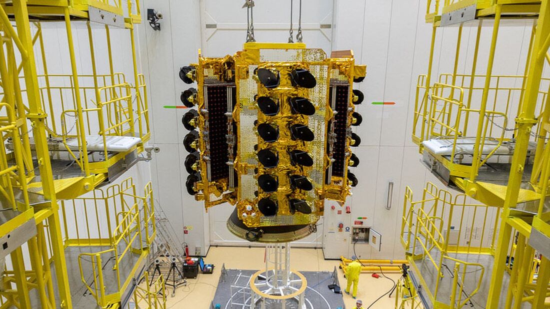 Vier Kommunikationssatelliten in Kourou gestartet