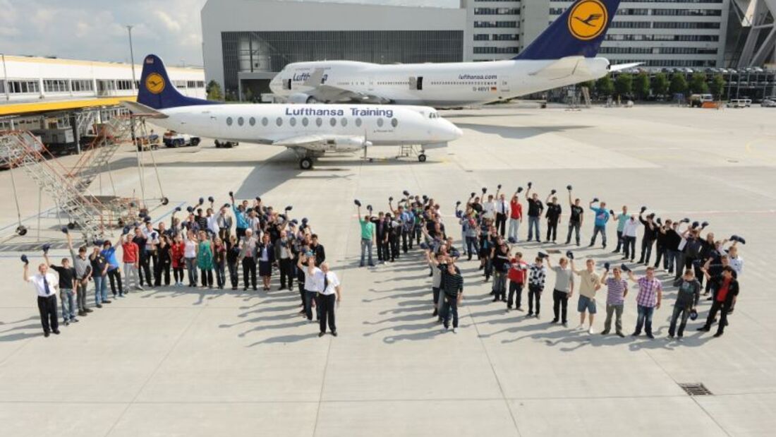 Ausbildungsbeginn bei Lufthansa