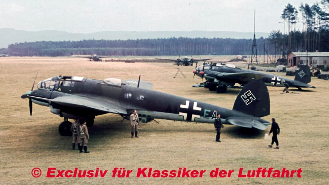 Tarnfarben für die Heinkel He 111 P und H