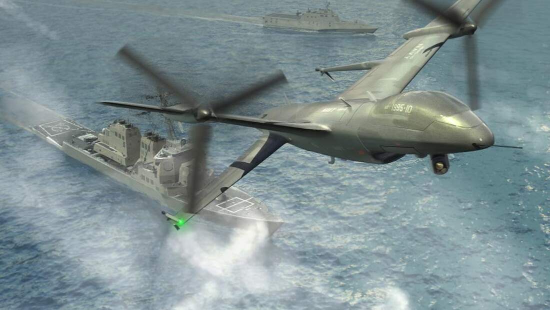 Studien zu MALEUAV für kleine Schiffe FLUG REVUE