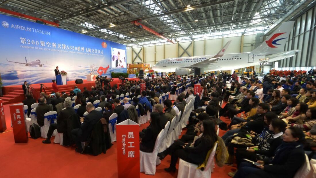 China: Airbus-Großauftrag für 130 Jets
