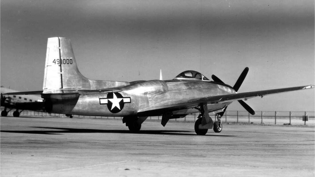 MischantriebJäger Convair XP81 FLUG REVUE