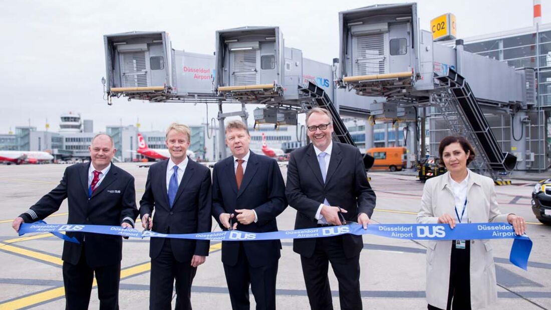 Flughafen Düsseldorf eröffnet Abfertigungsposition für Airbus A380
