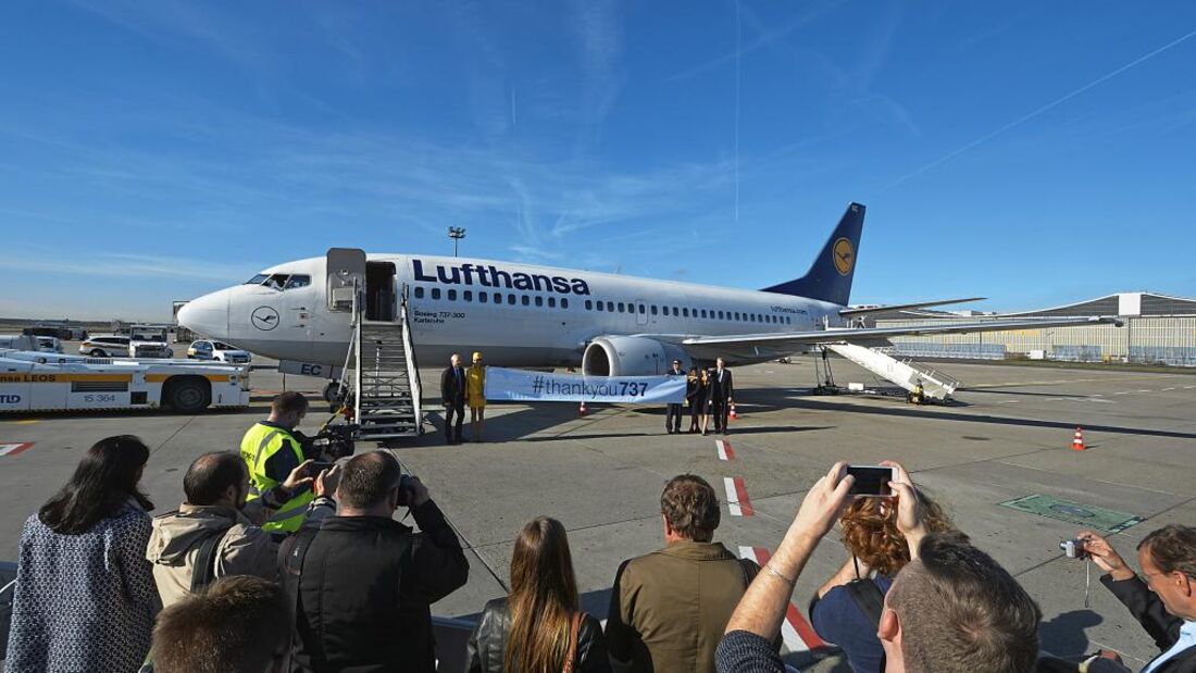 Lufthansa verabschiedet sich von der Boeing 737