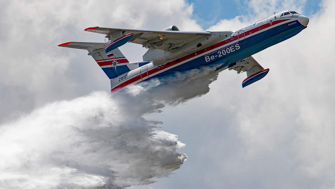 Löschbomber Be-200: Das „russische Biest“ fliegt dieses Jahr in