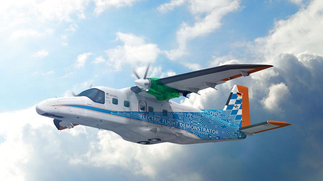 Dornier 228 soll mit Wasserstoff fliegen