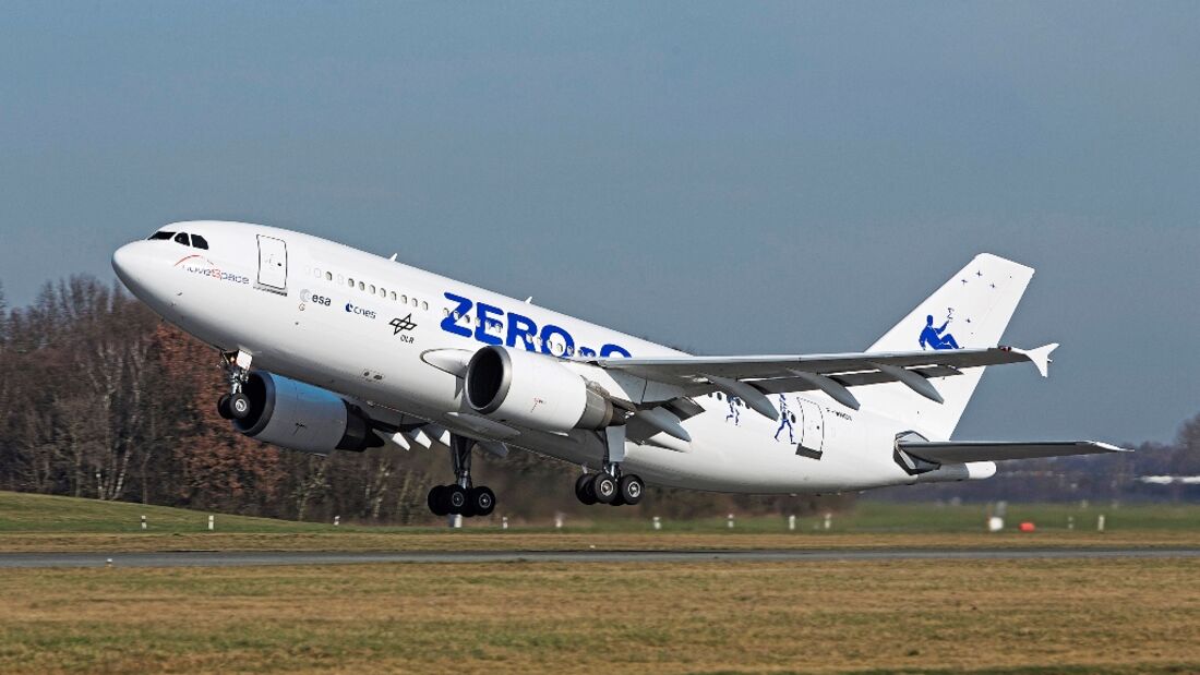 Zero g flugzeug