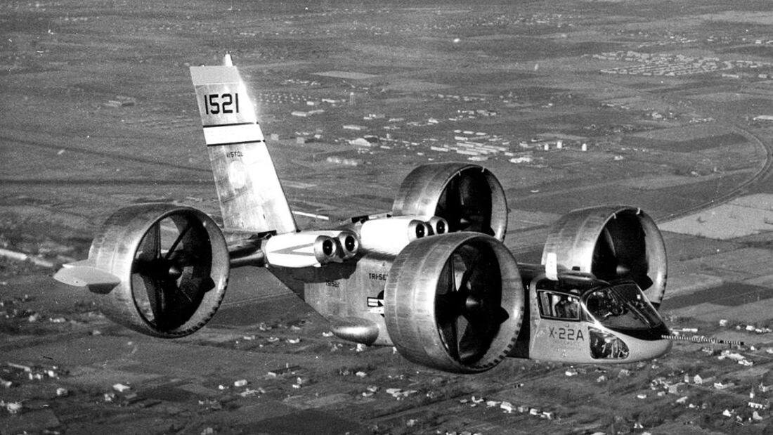 Bell X-22A – Testflugzeug für Mantelpropeller