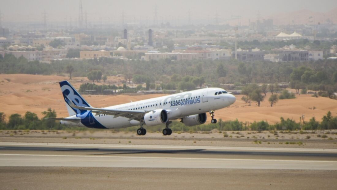 Airbus A320neo nochmals in Al Ain