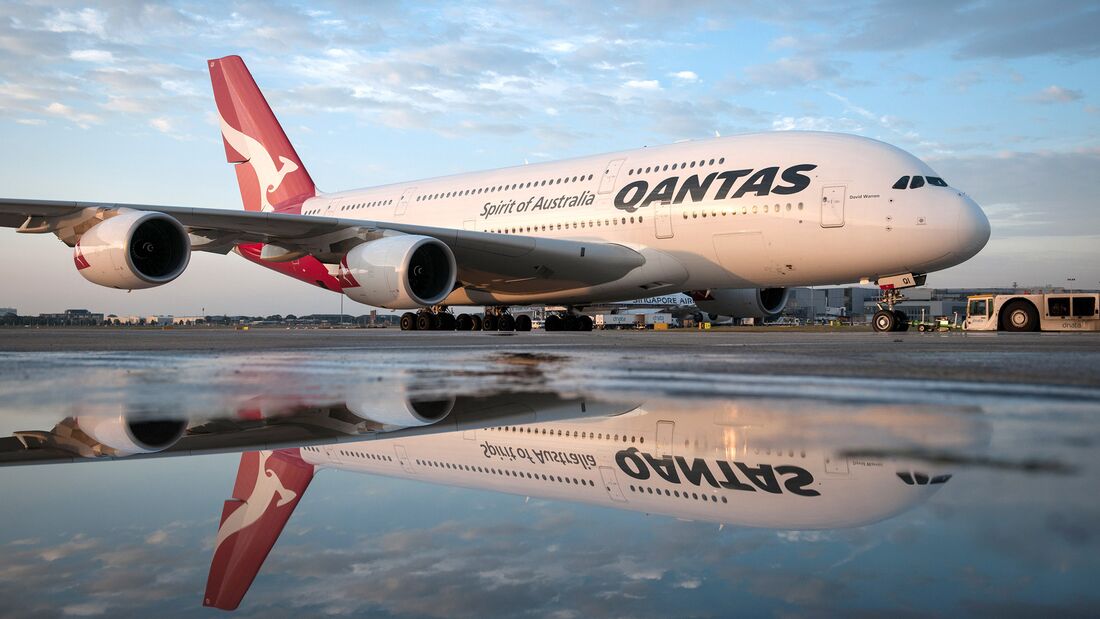 Qantas A380 mit neuer Kabine