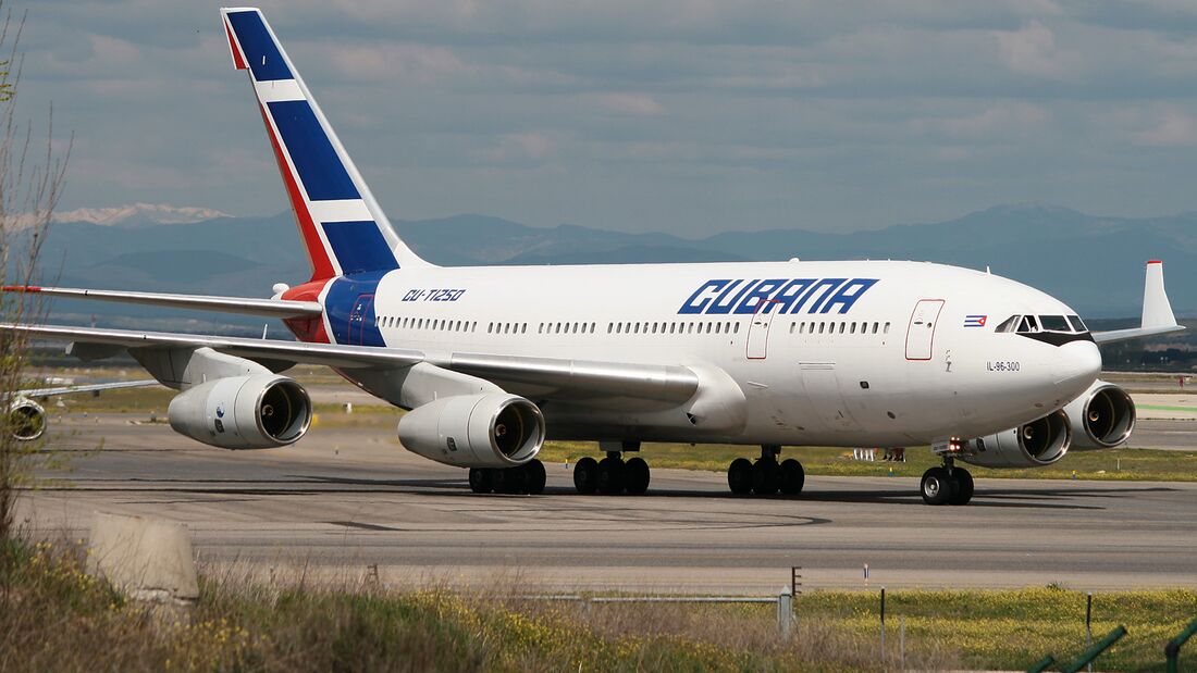 Cubana schickt Iljuschin Il-96 nach China