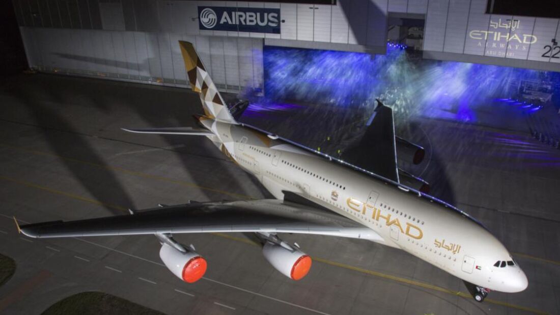 Airbus zeichnet Etihad für zuverlässigsten A380-Betrieb aus