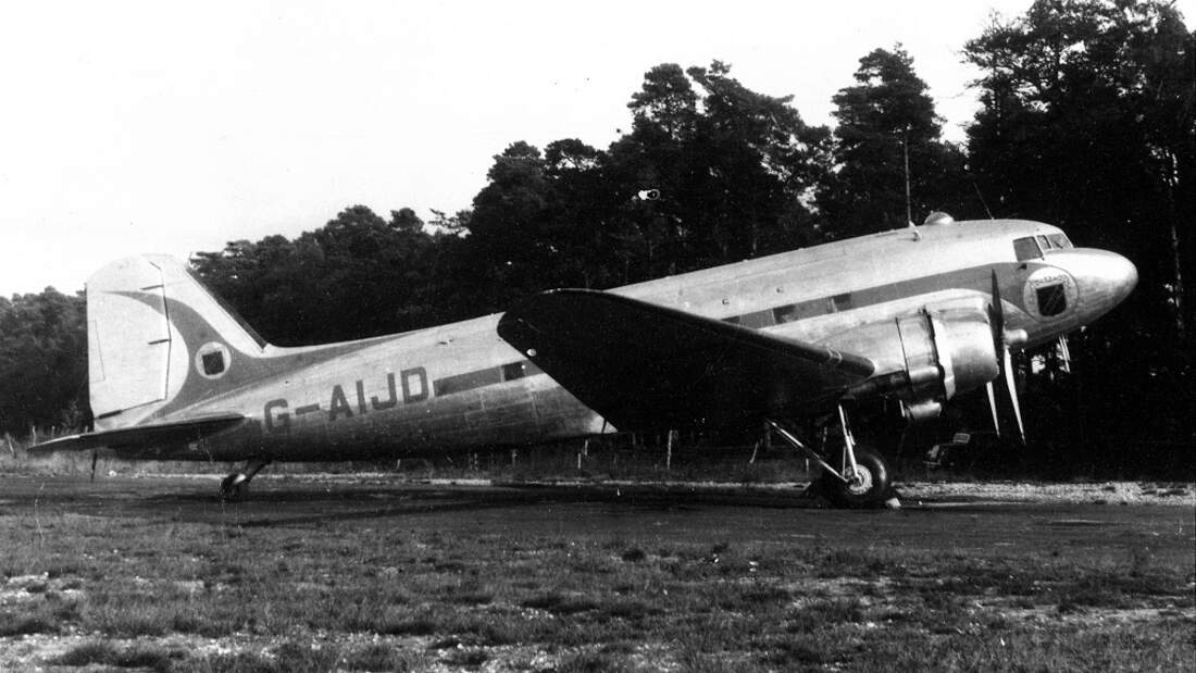 Curtiss C46 Commando nimmt den Liniendienst bei Buffalo wieder auf