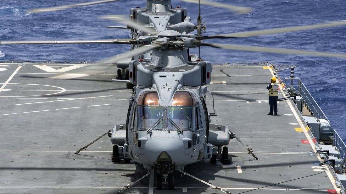 Frischekur für die Hubschrauber der Royal Navy
