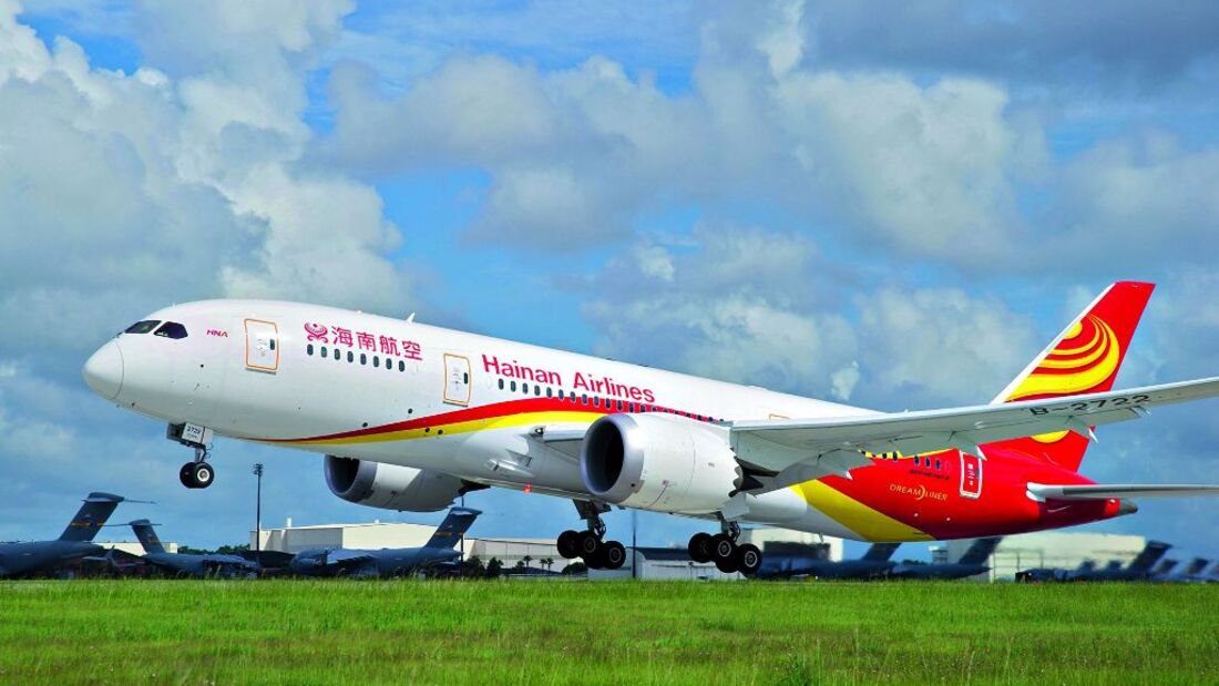 Boeing liefert Echtzeit-Winddaten an Hainan Airlines