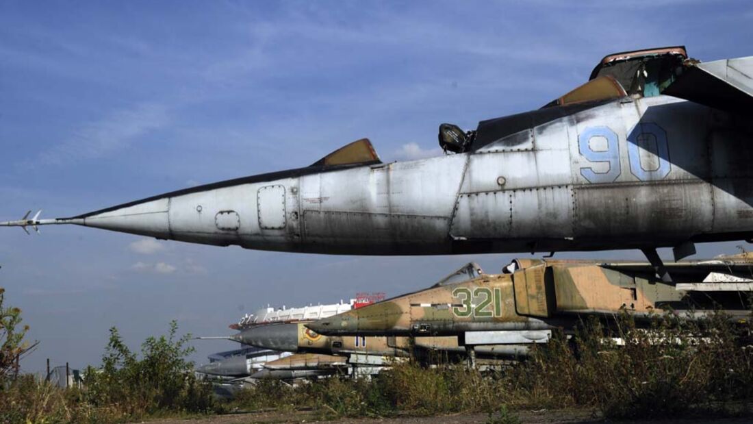 Flugzeugsammlung in Chodinka
