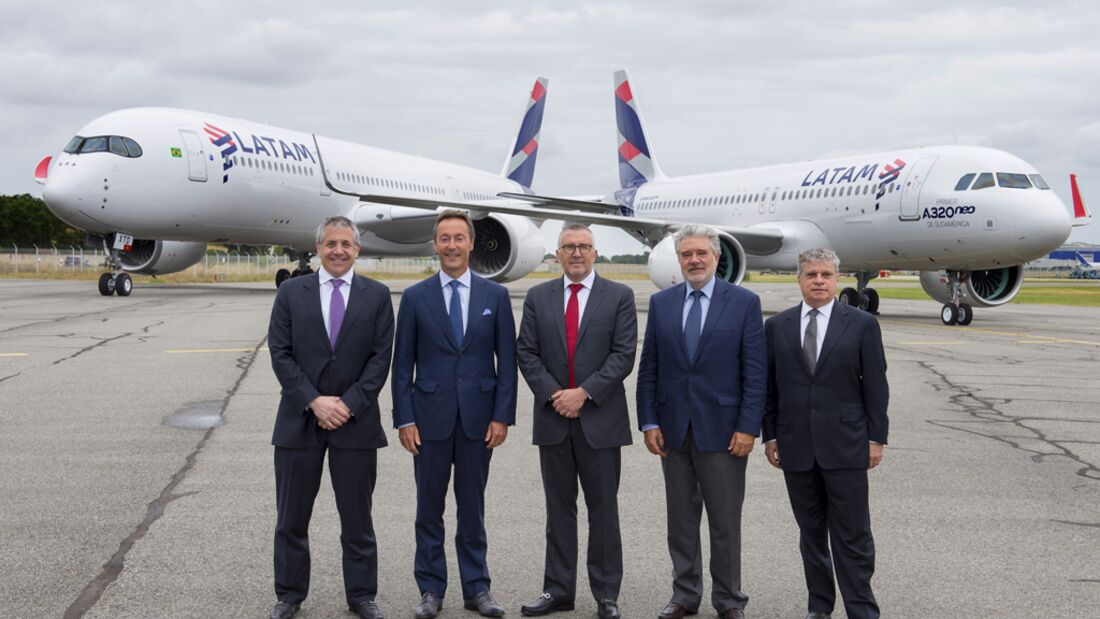 Erster Airbus A320neo für Südamerika