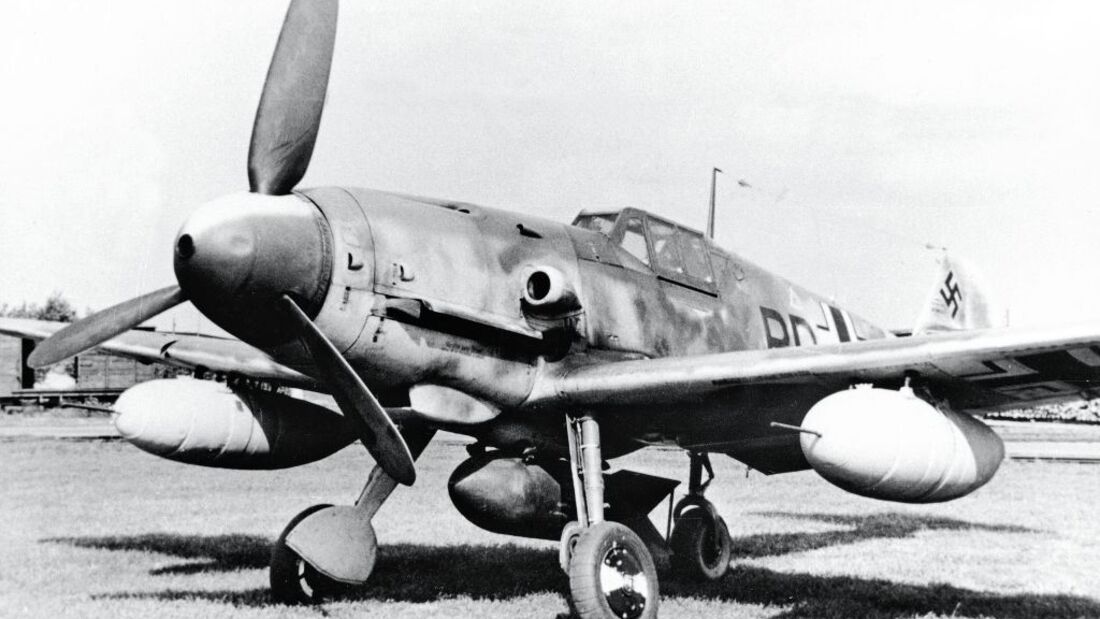 Testreihen mit der Messerschmitt Bf 109