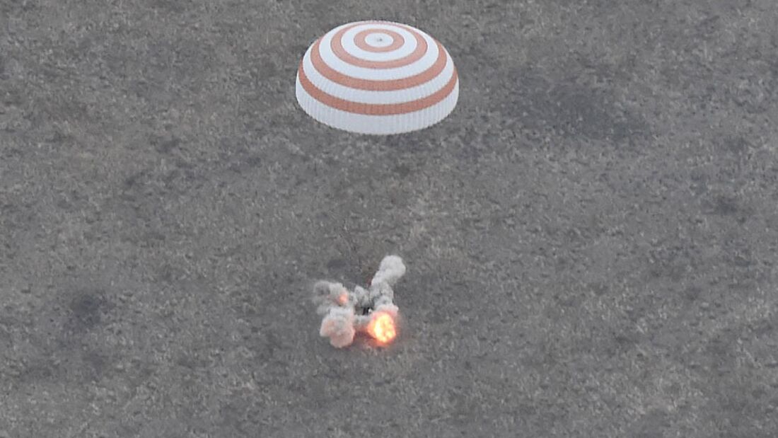 Mogensen nach kurzem ISS-Aufenthalt wieder gelandet