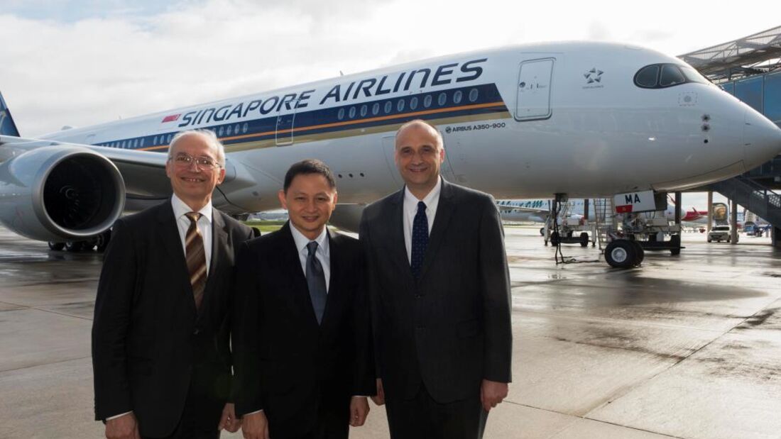 Singapore Airlines fliegt ab sofort auch A350